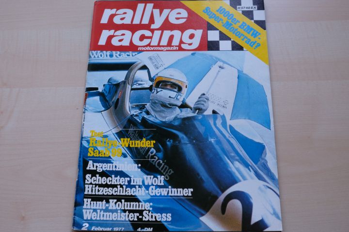 Deckblatt Rallye Racing (02/1977)